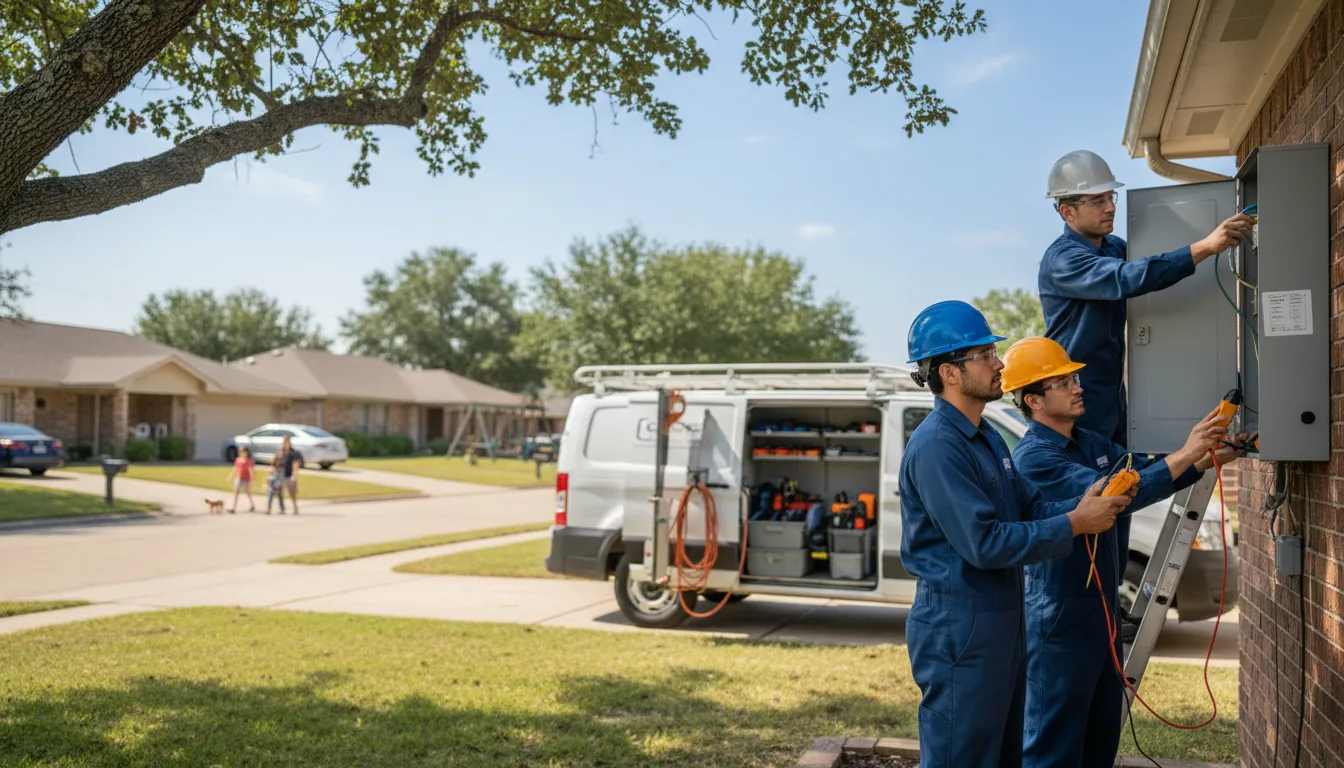 Certified electrician providing emergency electrical services in Ether, NC
